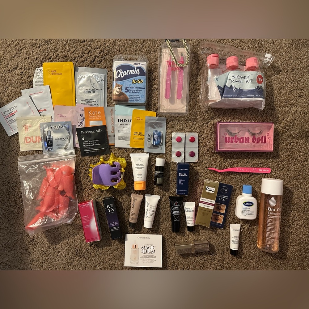 Assorted Beauty and Skincare Samples